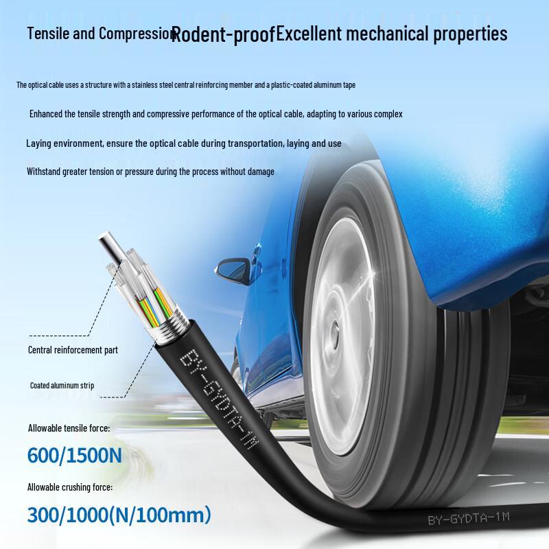 BOYANG GYDTA Armored Single-Mode Outdoor Fiber Optic Cable