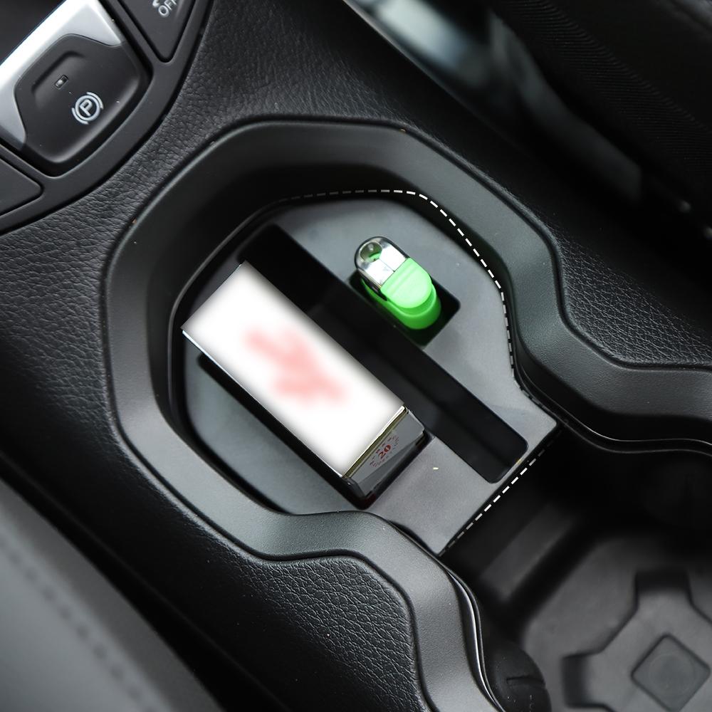 Подстаканник Ящик для хранения Органайзер Контейнер Для Jeep Renegade 2016 и новее Аксессуары для интерьера автомобиля