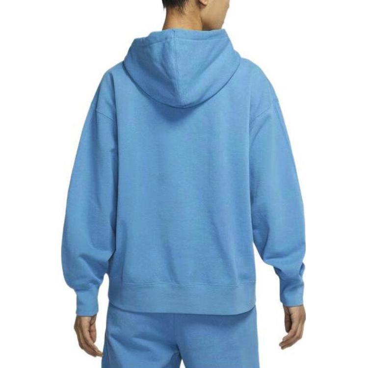 Jordan Flight Sweatshirts Women's Blue Hooded Thickened Regular DQ4604-469
