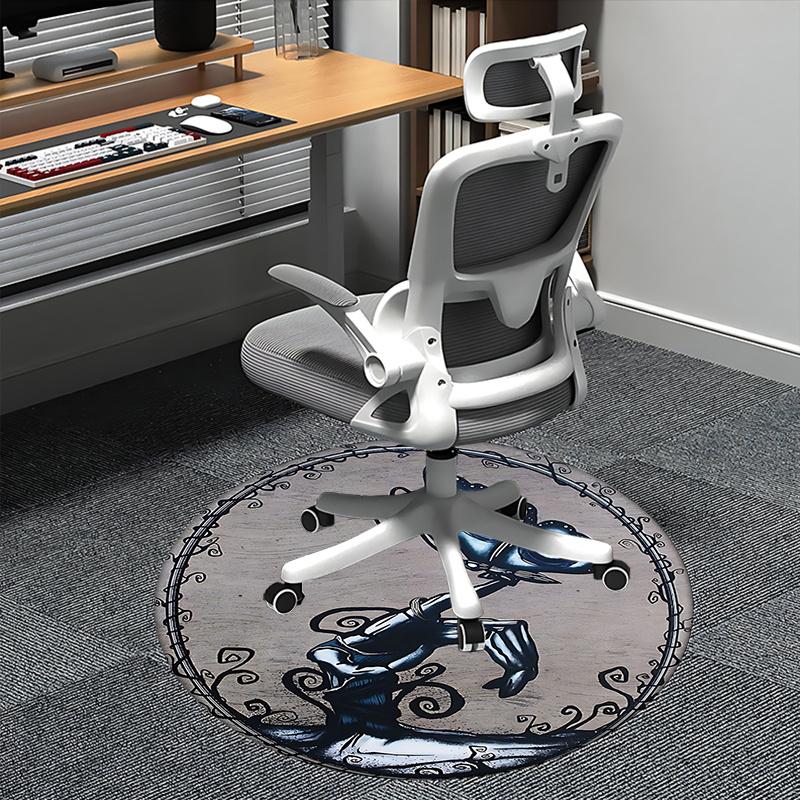 Butterfly Chair Mat Round Carpet for Home Decor, Office Use, Living Room, Bedroom, Gift Idea0177b