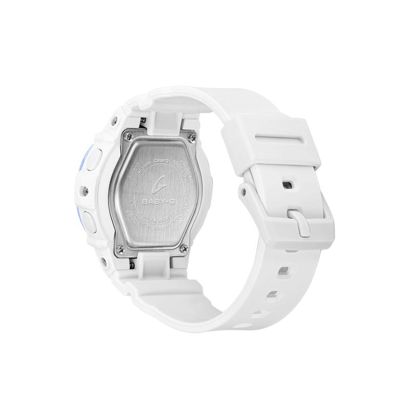 Casio BABY-G Series Summer Beach Fashion Trend Vitality Hands Three Eyes Double Display Sports Waterproof Quartz Movement Resin Strap BGA-270M-7APRD