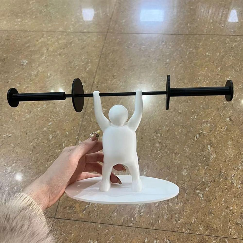 Тяжелоатлет Держатель для туалетной бумаги Штанга Держатель для салфеток Смешной держатель для туалетной бумаги Отель