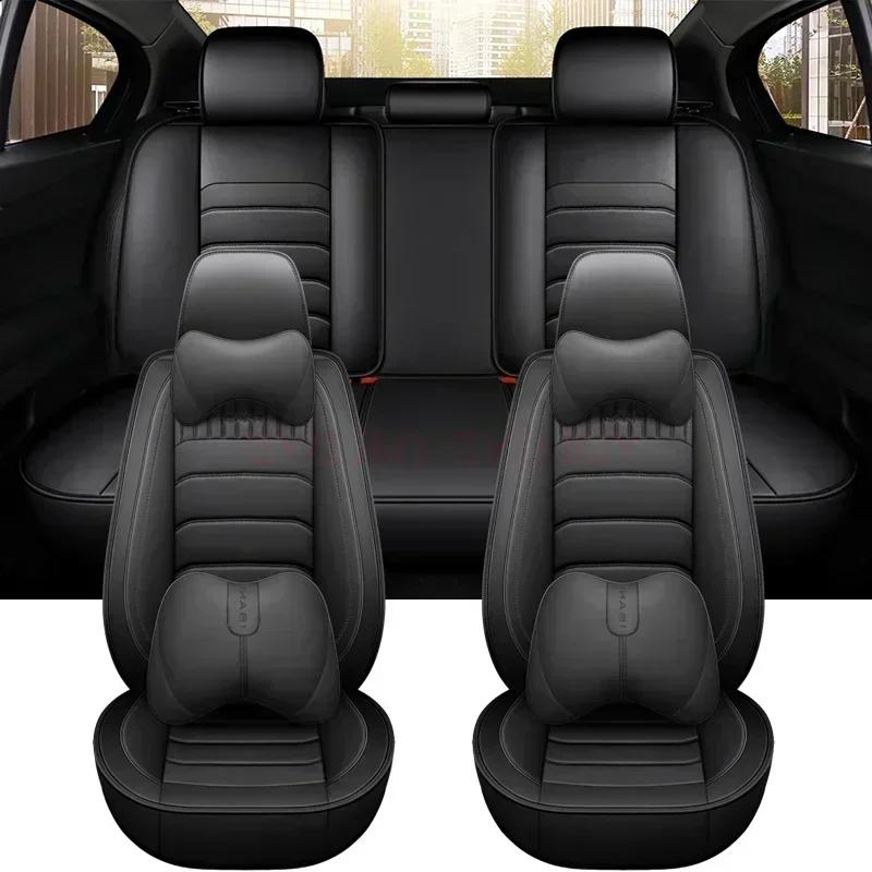 Universal Car Seat Cover for KIA Sportage Ceed Rio Niro Stinger Optima Soul Forte Spectra Sorento Car Accessories Pu Leather