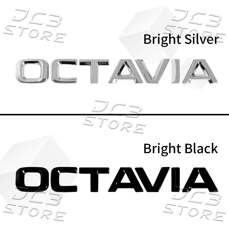AAABV1 3D Car Styling Metal Rear Trunk Body Sticker For Skoda Octavia Kodiaq Superb Fabia Kamiq Yeti 4x4 Logo Auto Accessories