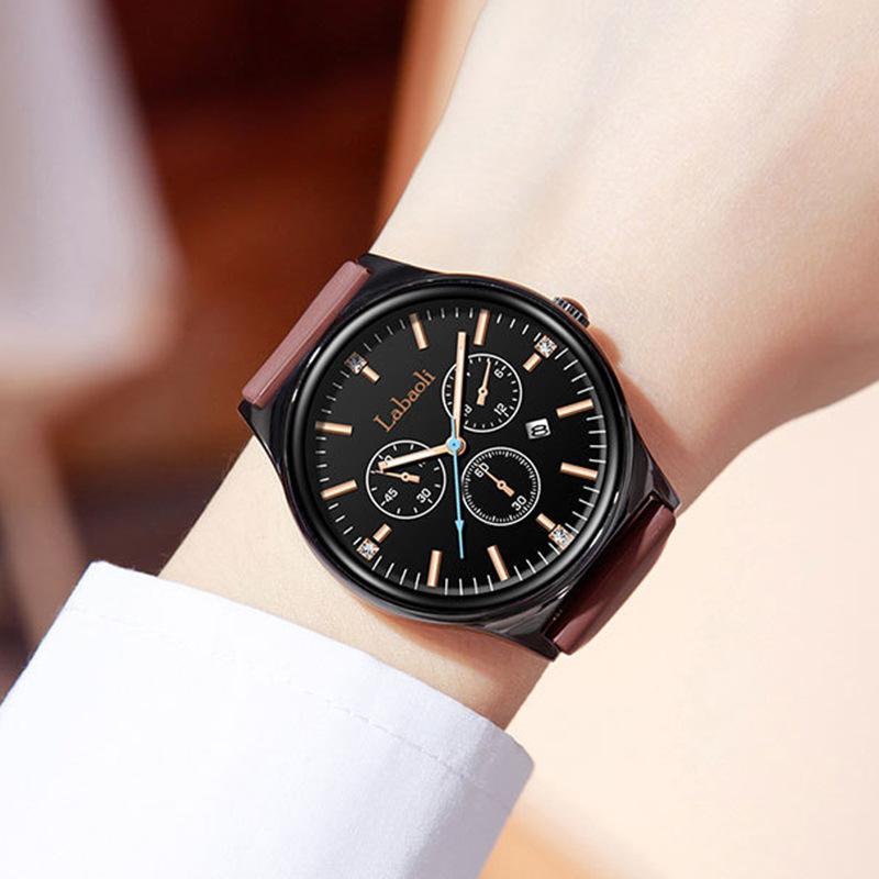 New Fashion Big Dial Silicone Women's Watch Luminous Calendar