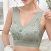 Seamless Breathable Lace Push Up Bras For Women Sexy Wire Free Lingerie V-neck Bralette Underwear