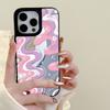 Mirror Phone Case for iPhone 15 11 13 14 for 15 16 Pro Max 12 13 16 Pro Cloud Flower and Animal Cute Style Phone Case