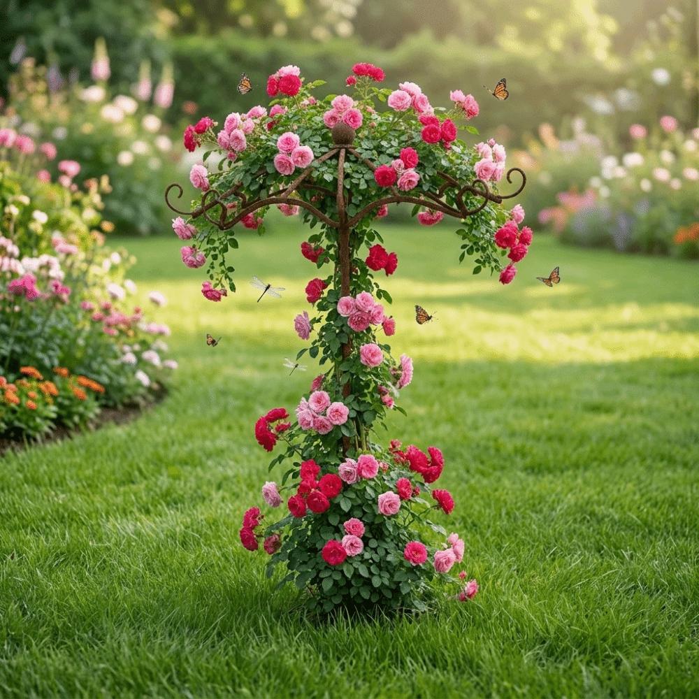 Prevent Tipping Over Umbrella Shape Plant Support Pile For Potted Plants Garden