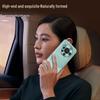 Защитный кожаный чехол для Huawei Mate60 Pro - Ударопрочный, Однотонный дизайн