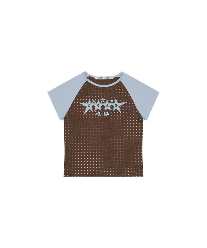 LARTIGENT L17 Star Crop T-Shirt(3Color)