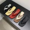 Clipped-toe Flip-flops for Women's Summer Wear 2025 New Models with Skirts, Beach Shoes, High-end Fashion Casual Sandals