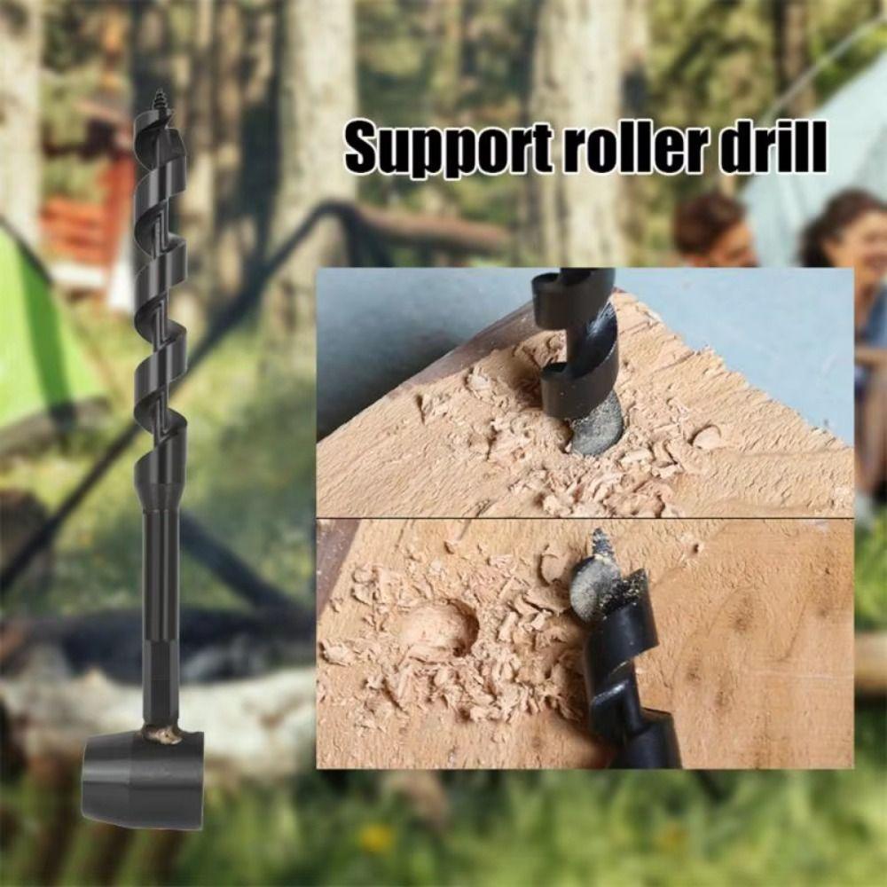 Set Extra Long Extension Spiral Auger Drill Bits Carbon Steel Hole Opener Hard Soft Plastic