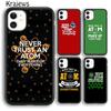 Krajews Never Trust An Atom Cool Science Phone Case For iPhone 14 5s 6s 7 8 Plus X XR XS 11 12 13 Pro Max Samsung S21 S22 Ultra