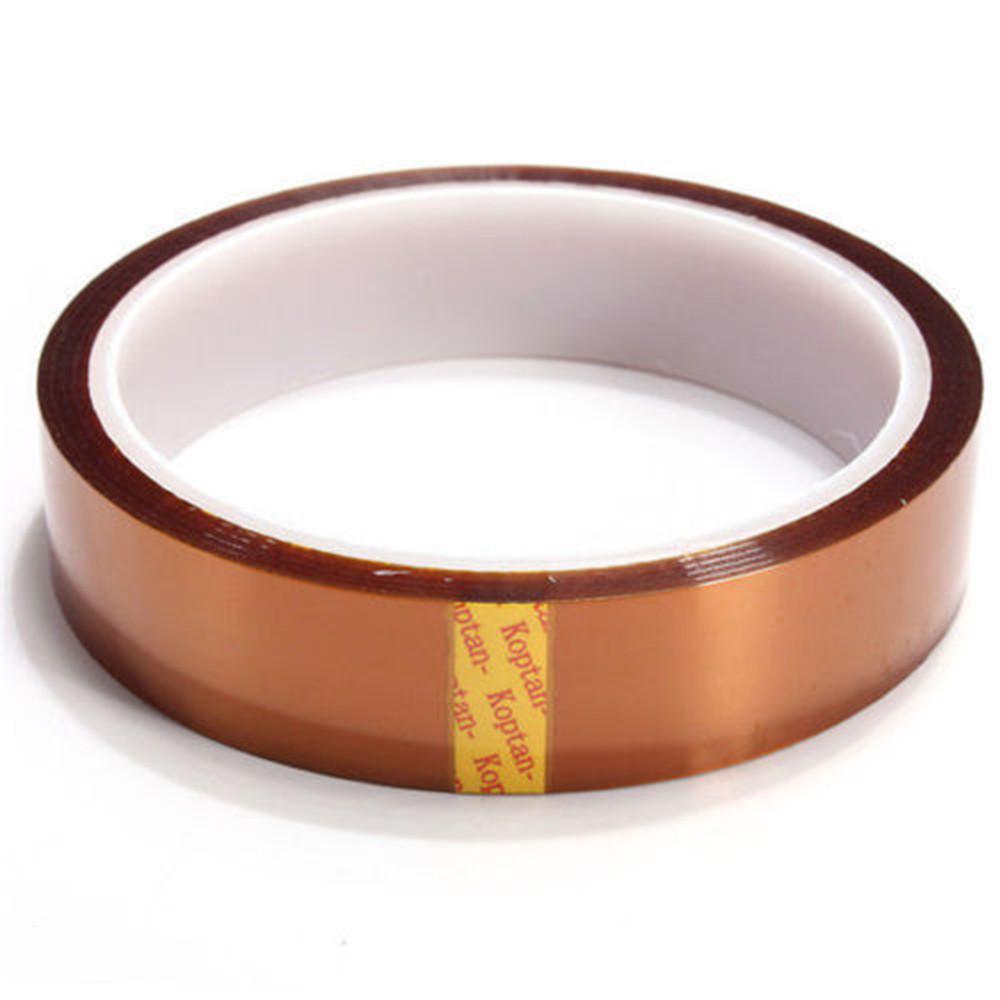 5/10/20/30/50mm100ft Heat Resistant High Temperature Polyimide  Tape 33M
