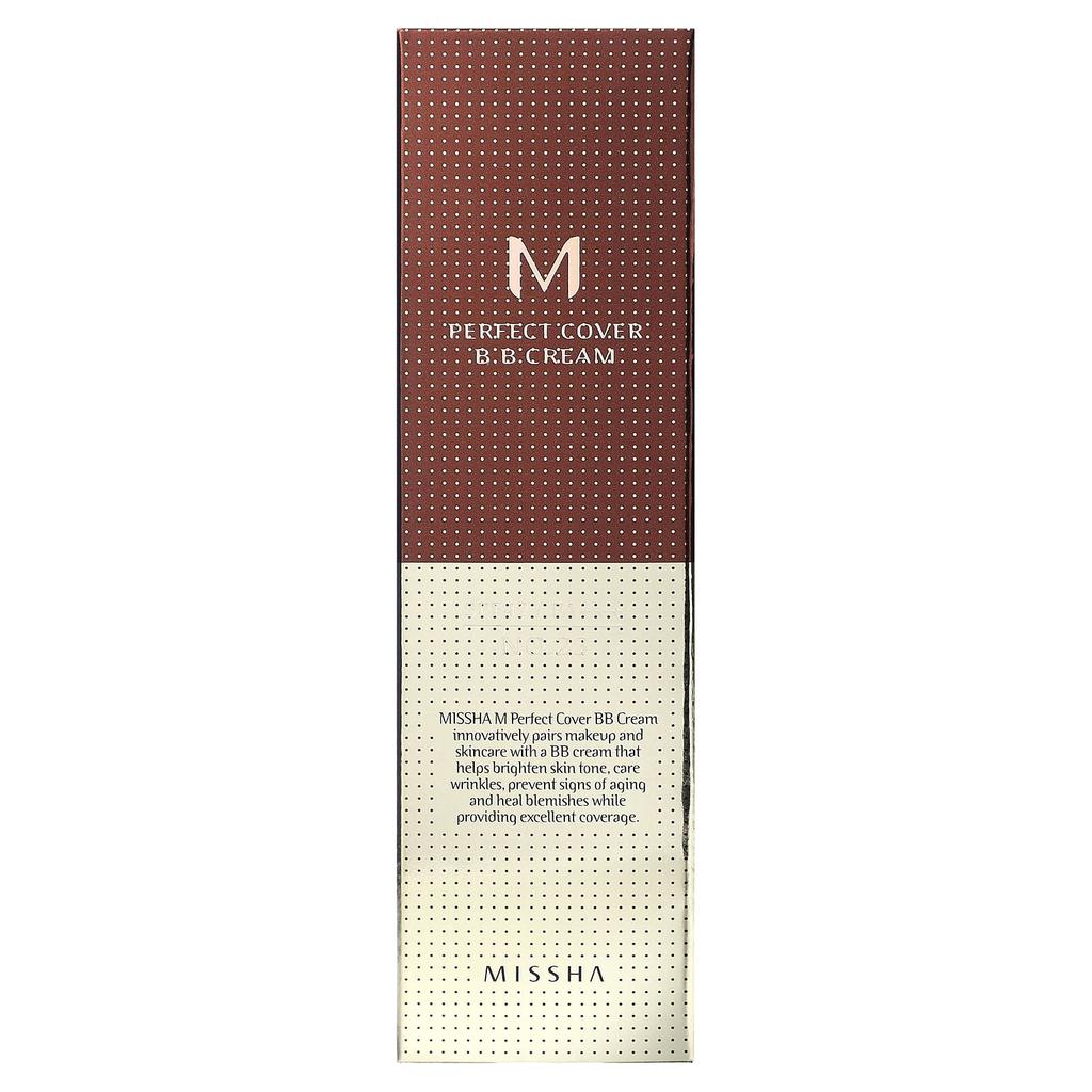 MISSHA M Perfect Cover BB Cream, SPF 42 PA+++, Нет. 23 Натуральный бежевый, 50 мл (1,7 унции)