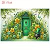 Irish Garden 2D Backdrop, Leprechaun Hat & Floral Photo Background
