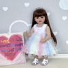 Реалистичная 55 см полностью силиконовая кукла Reborn Baby Betty So Truly Like Toddler Baby Dolls для девочек с прямой ножкой, стоящая Reborn Boneca Menina, подарок для ребенка