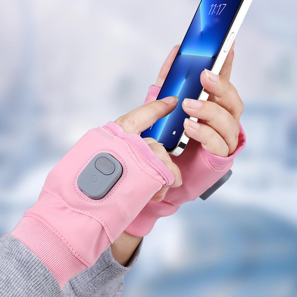 Комфортные теплые перчатки Электрические зимние греющие перчатки USB-перезаряжаемые Умные теплые зимние перчатки Для катания на лыжах Холодная погода