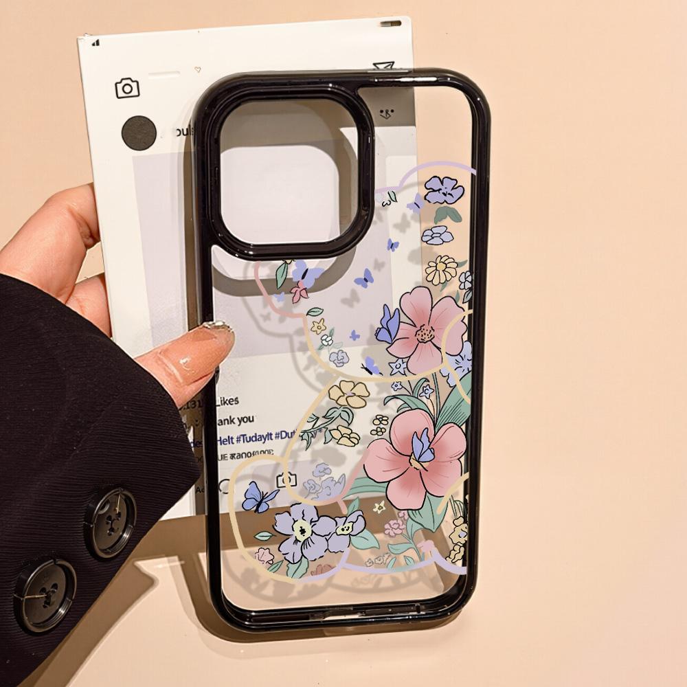 Акриловый чехол для телефона для iPhone 11 12 13 14 Pro 12 14 16 Pro Max для Samsung A16 A36 A56 S24 FE Высококачественный расписной противоударный чехол для мобильного телефона