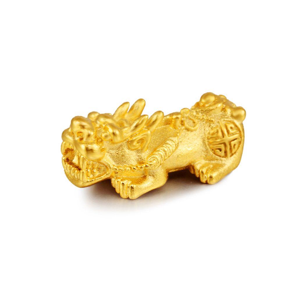 Gold Color Pixiu Chinese Style Bead Brave Troops Beads Jewelry Accessories DIY Making Accessories