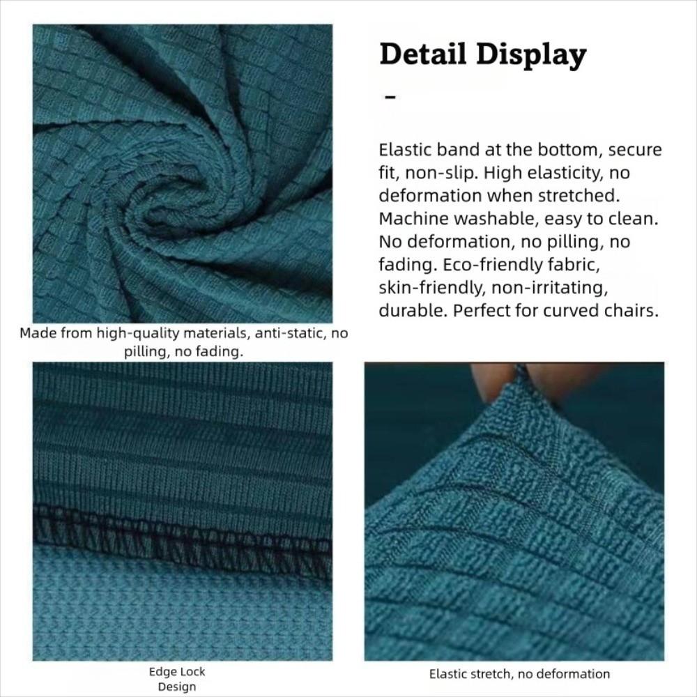 Breathable Bar Stool Covers Hollowed-out Design High-leg Chair Cover Bar Chair Counter Use