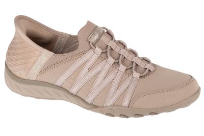 Слипоны: Breathe Easy - Roll With Me, женские бежевые кроссовки