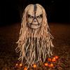 Halloween Scary Scarecrow Mask Full Head Horror Halloween Mask Cosplay Gift Props Outdoor Decoration
