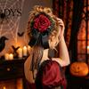Theme Party Hair Decorations Rose Bow Clip, Lace Pearl Hairpin, Lolita Gothic Bowknot Alternative Style Clips Hairpin for Women Bride Cosplay Wedding