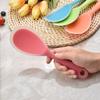Non Stick Silicone Rice Spoon Rice Shovel Heat Resistant Rice Paddle Spatula Rice Mashed Potato Turner Kitchen Cooking Utensil