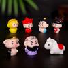 Micro-landscape Journey To The West, Cute Resin Doll, Cartoon Sun Wukong Car Model Decorative Item