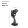 Nordic Minimalist Silver Thinker Sculpture for Home and Hotel Decor