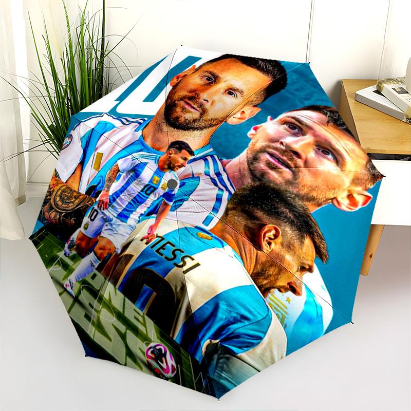 Lionel Messi: Legend Field Folding umbrella Umbrella 8 paraphenoid bones light Umbrella Sun umbrella