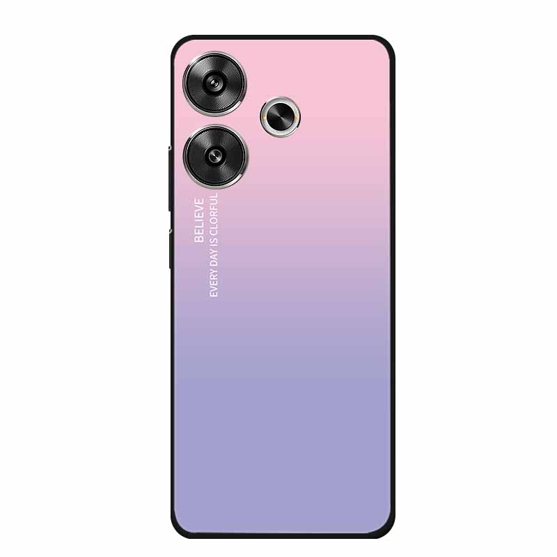 Phone Case For Xiaomi Poco M6 4G Back Cover Case Shockproof Black Silicone Soft Funda For Poco M6 Case PocoM6 M 6 6.79" Coque