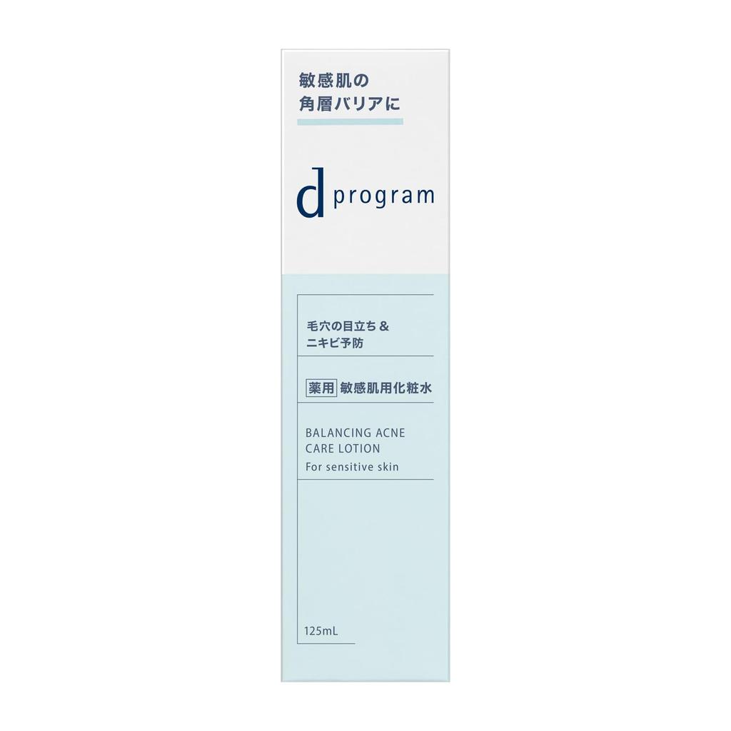 D program Balance Acne Care Lotion EX 125мл Формула для чувствительной кожи Предотвращает Помогает коже Борется с бактериями Shiseido (д программа) [Квази-лекарственное средство] & Тонер/Лосьон