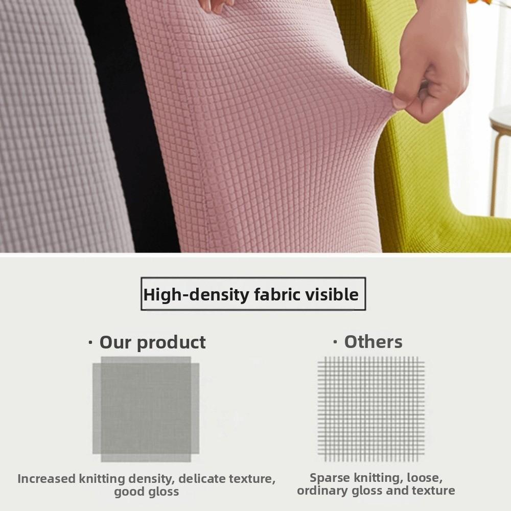 Thickened Seat Cover Plain Color Stool Cover Chair Accessories Dining Chair Cover Home Decoration