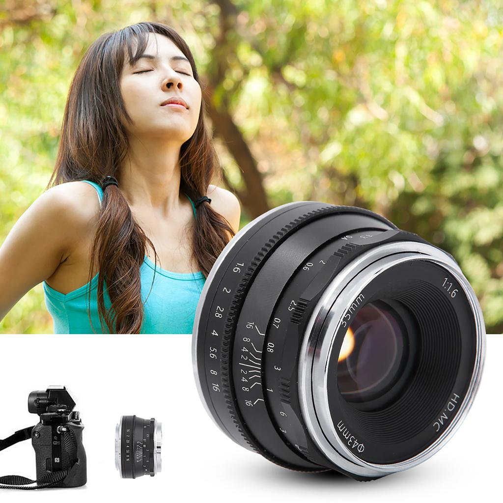 35 мм F1.6 многослойное пленочное покрытие беззеркальная камера FX крепление объектив подходит для Fujifilm XT3 XT100 XT20