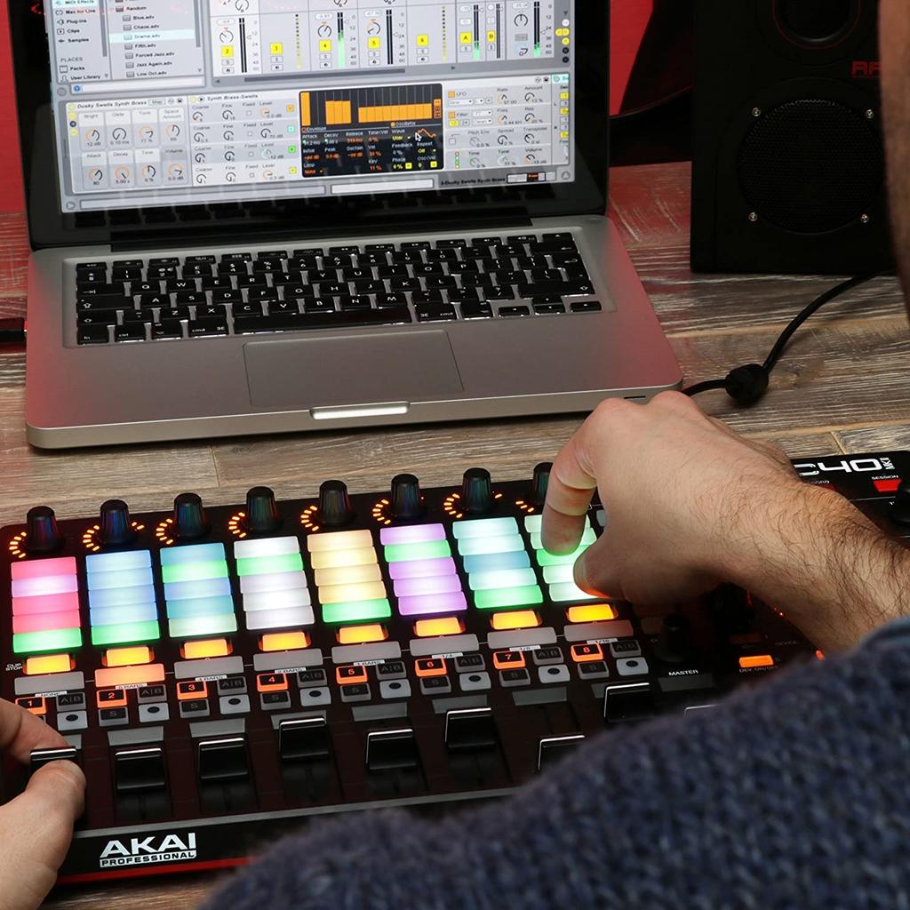 Akai Professional USB MIDI-контроллер APC40 mapping функций с Ableton Live 5x8 кнопок запуска клипов профессиональный пакет ПО MKII Один к одному