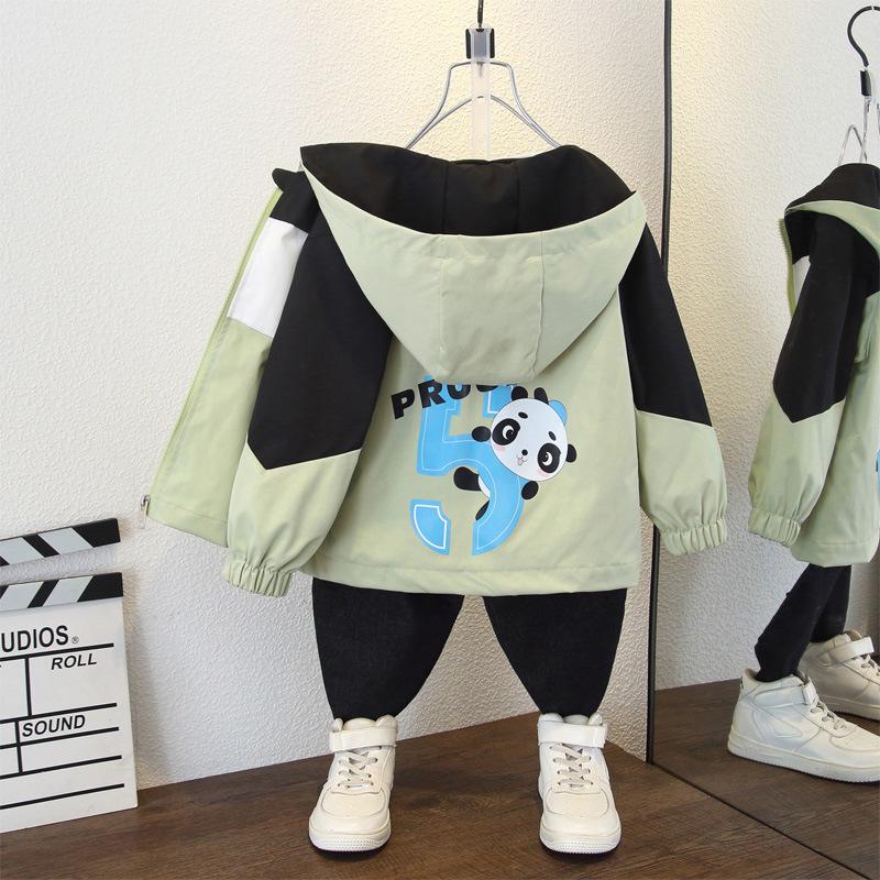 Детский демисезонный ветрозащитный плащ: Коллекция 2025 для мальчиков, возраст 2-11 лет