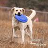 Meianju Bite-Resistant Soft Foam Frisbee - Floating Interactive Dog Training Toy