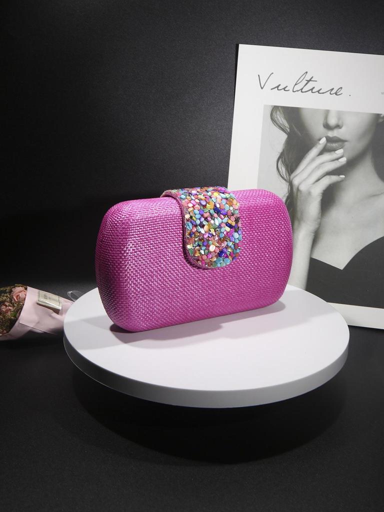 Элегантный плетеный клатч-цепочка - стильная, универсальная вечерняя сумочка