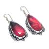 Ammolite Handmade 925 Sterling Silver Jewelry Earring 2.17" z5H08