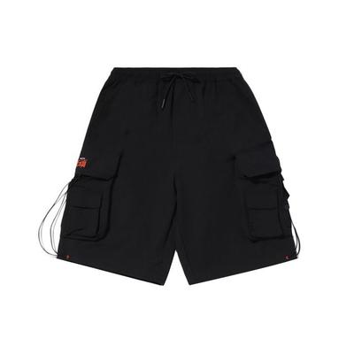 Li Ning CF Серия Непоколебимый Многокарманные Повседневные Спортивные Шорты Мужские шорты Черный AKSQ431-1