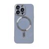Подходит для iPhone16Pro Магнитный чехол для телефона, гальванизированный однотонный цвет Apple 15 Full Cover Anti-Drop 14 Защитный чехол