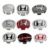 COT1 4pcs/set 58mm/62mm/69mm Car Styling Wheel Center Cap Hub Covers Badge Accessories For Honda Civic Fit Jazz Accord Pilot CRV City