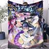 KPop Demon Hunters Printed Blanket Girls Boys Plush Throw Blanket Sofa Blankets Warm Birthday Gifts For Girls Huntrix Blankets