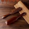 Anti Static Wooden Massage Comb Scalp Relax Wide Tooth Air Cushion Hairbrush Thicken Comfortable Sandalwood Scalp Massager