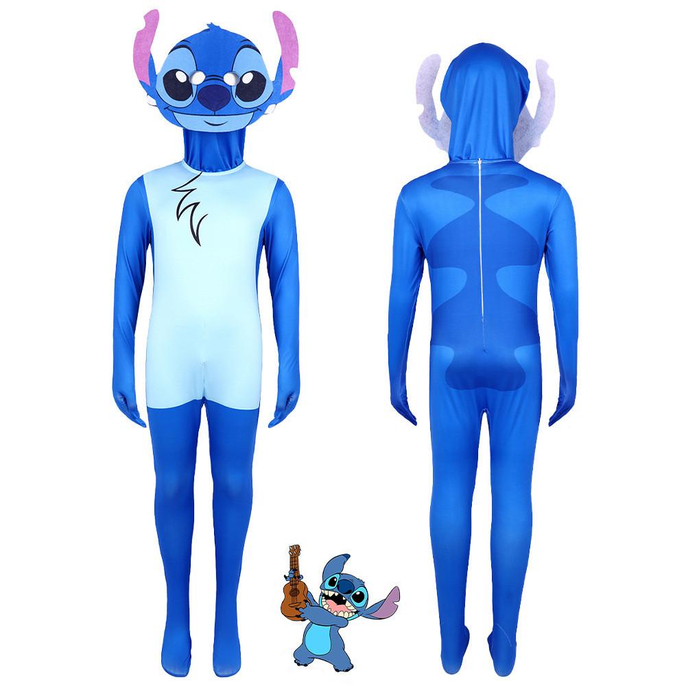 Onepiece Children Lilostitch Cosplay Cartoon Printed Stage Performance Costume
