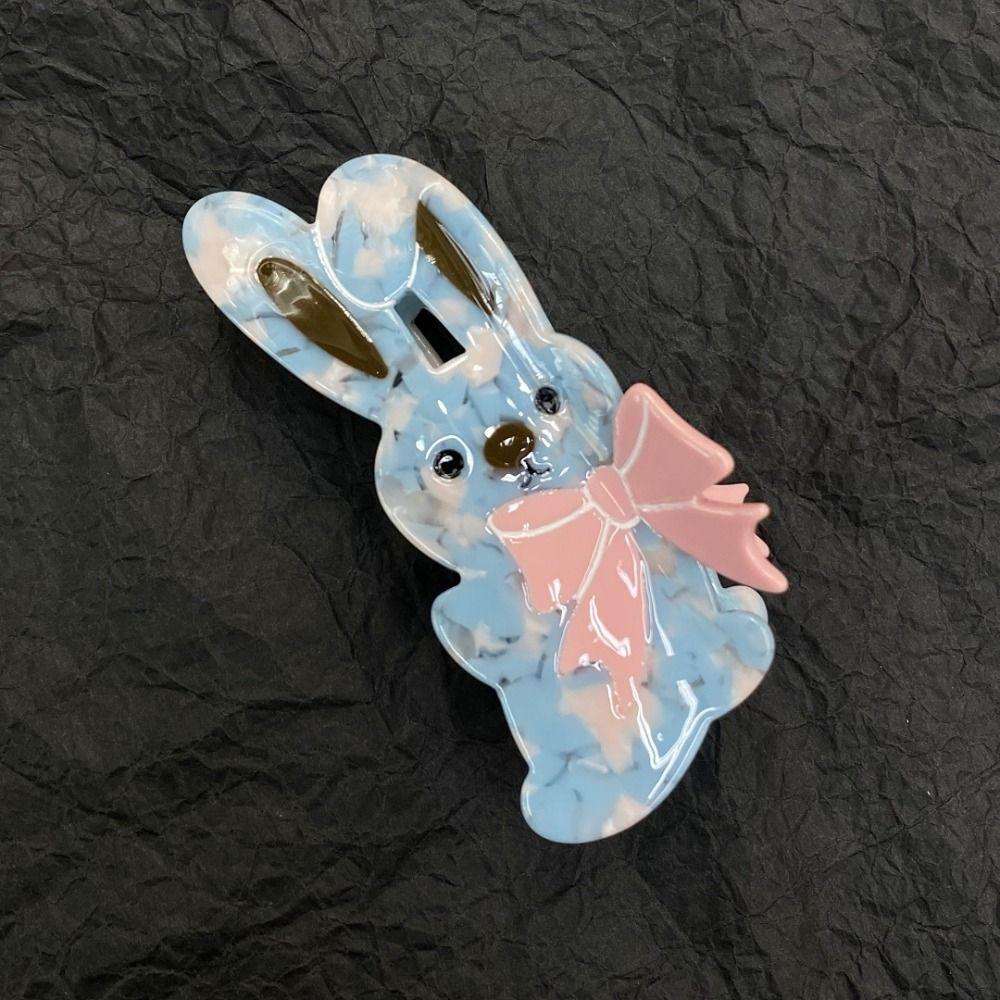 Cow Animal Claw Clip Rabbit Acetic Acid Hair Claw Creative Panda Hair Claw  Girls