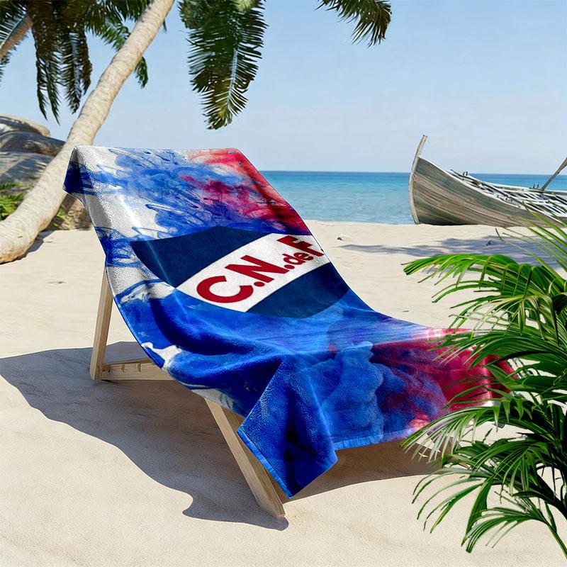 Club Nacional de Football Print Beach Towel, Large Soft Quick Dry Towel for Beach Camping Swimming