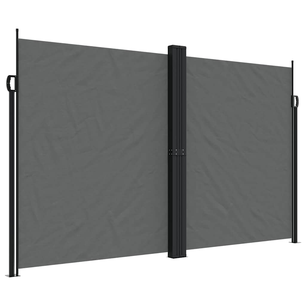 Retractable Side Awning Anthracite 200 x 600 cm